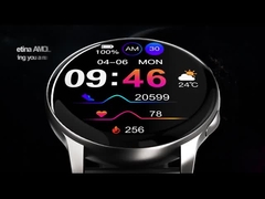 Appel vocal imperméable durable du Smart Watch IP67 de LA17 AMOLED 4G en ligne