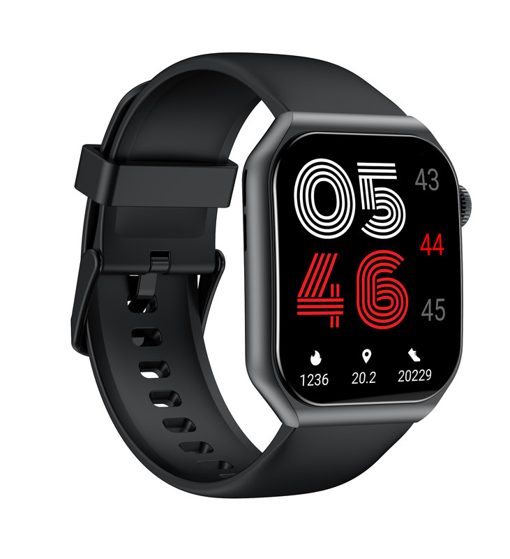 Auto Stress Detection Smartwatches Step Counter Silicone Strap Watches For Ladies