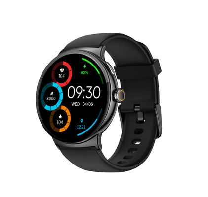 Smartwatch imperméable avancé de jeu de puces de 1,43 pouces avec le moniteur de fréquence cardiaque